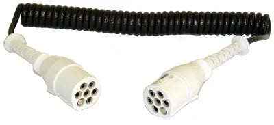 3M ELECTRICAL COIL BLACK 7 CORE 'S' C-W WHITE  MOULDED PLUGS