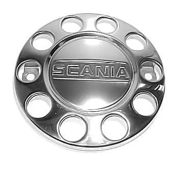 WHEEL TRIM CLOSED RING WITH SCANIA BRANDING / STEEL WHEEL / SOLD AS A PAIR Europa Truck Parts 