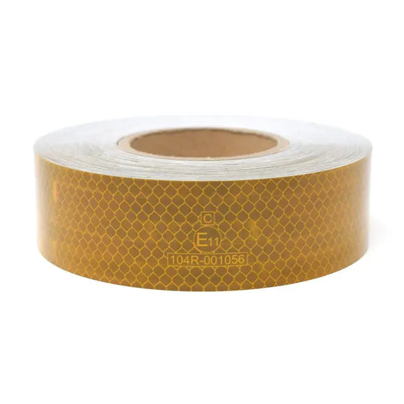 YELLOW CONSPICUITY TAPE 50M Europa Truck Parts 